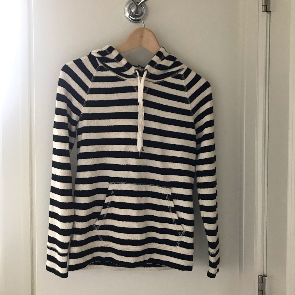 J. Crew Striped Hoodie in XS